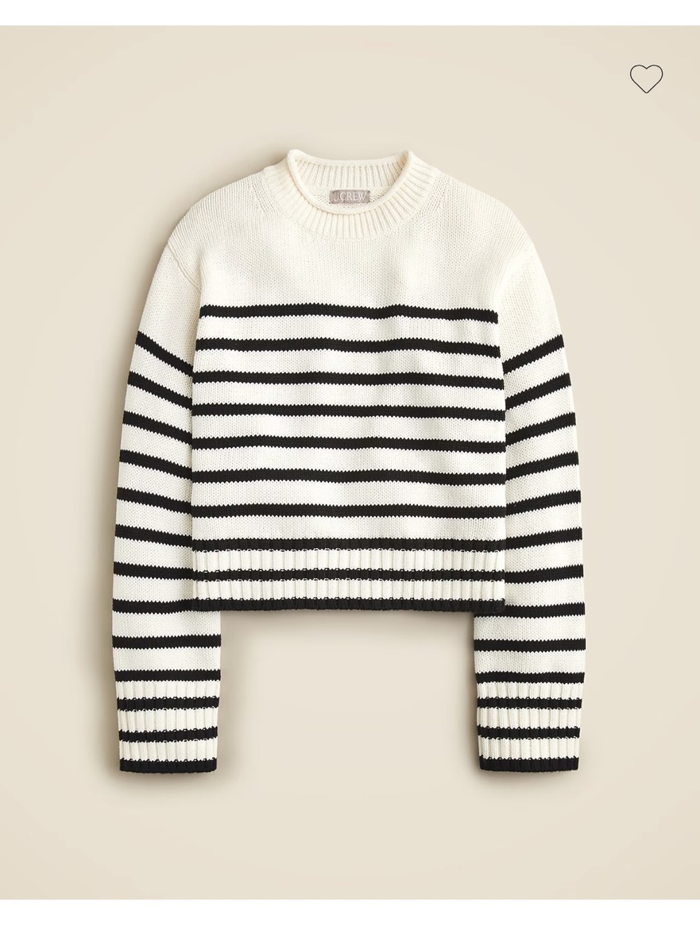 NWT J. Crew Rollneck Sweater in Stripe